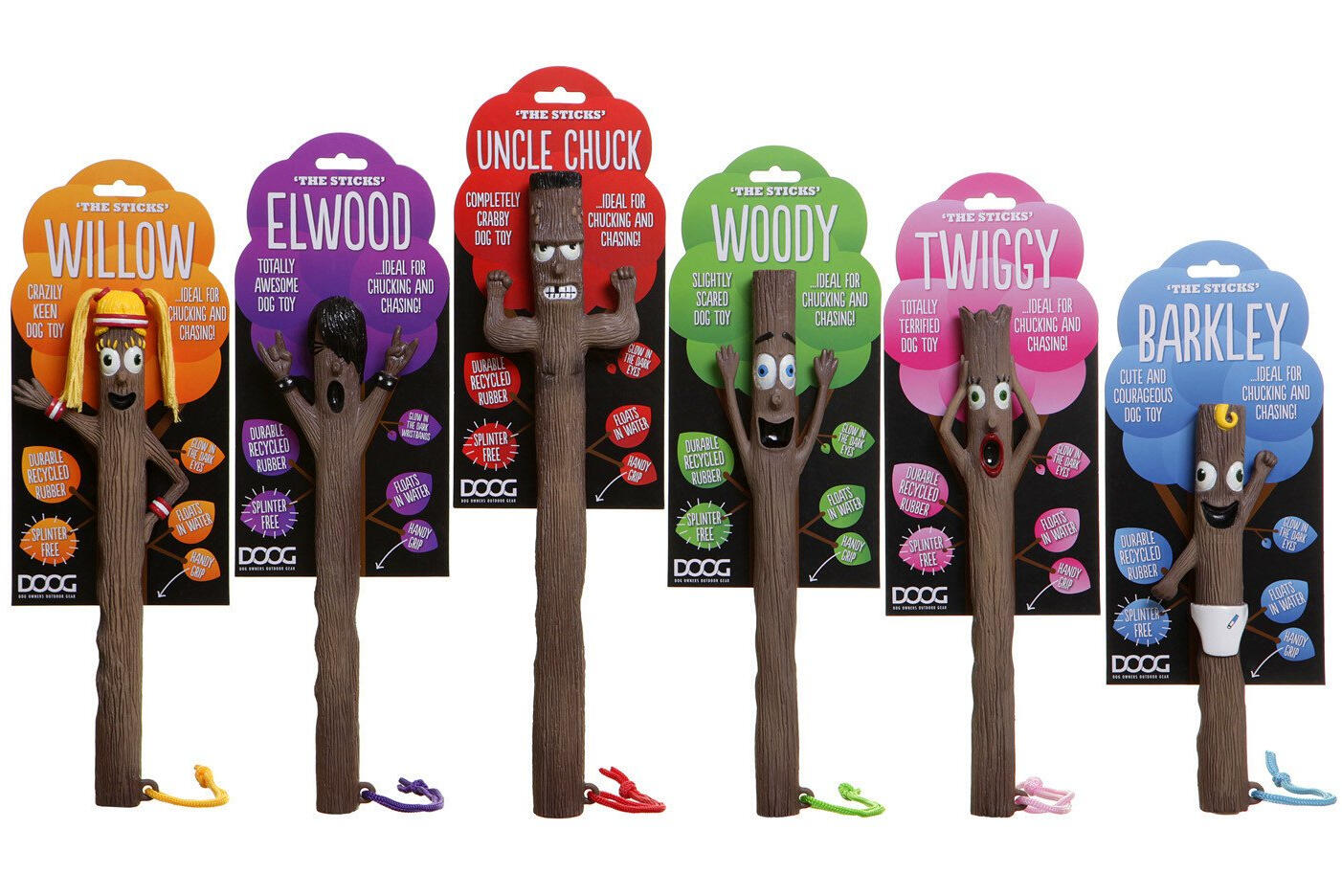 Rubber Stick Dog Toys