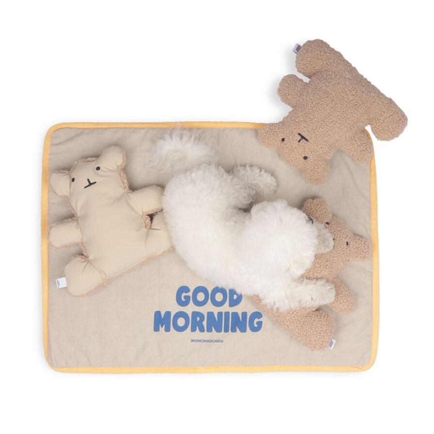 Monchouchou - Baby Bear Pillow Dog Toy and Pillow